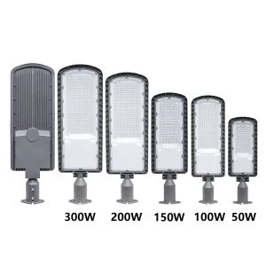 IP67 Waterproof Solar Outdoor Commercial Parking Lot Lighting Die Casting Aluminum 100W-300W LED Street Light with Smart Control