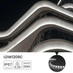 IP67 White Flexible LED Wall Washer IK08 3 Year Warranty High Brightness Outdoor Building Landscape Architectural Lighting