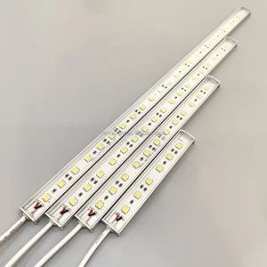 IP68 Waterproof LED Hard Bar Strip 12V 24V CRI 90 100cm Aluminum Linear Light for Outdoor Garden Architectural Decor