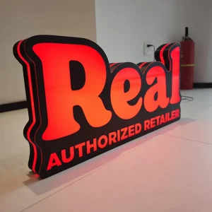Illuminated LED Channel Letters Light Box 3D Acrylic Front Lit Shop Sign Board for Business Outdoor