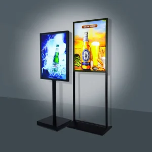 Illuminated LED Light Box Sign Stand for Logo Exhibition Premium Advertising Boards