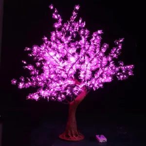 Illumination Commercial RGB Color Changing LED Maple Leaf Tree Light