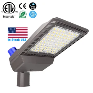 In Stock US Canada 5 Years Warranty UL ETL IP66 100W 150W 240W 300W LED Area Parking Lot Shoebox Street Light