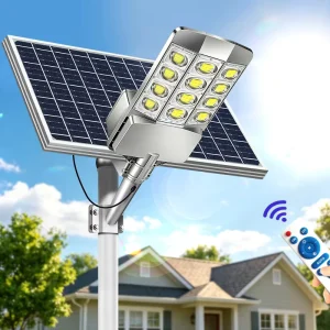 In Stock Warranty IP65 500W 1000W LED Area Parking Lot Shoebox Solar Street Light Outdoor