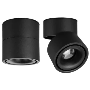 Indoor 3W LED Spotlight Wall Light 360 Degree Adjustable Ceiling Downlight Surface Mounted COB Lighting LED
