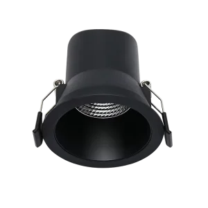 Indoor 6W 4000K CRI80 IP44 UGR<16 Black PC Aluminum Built-in Driver Recessed LED Spotlight