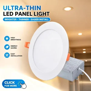 Indoor 9W 12W Hotel Round White Ceiling Light LED 5CCT Downlight Dali Dimmable Recessed Slim Panel Light for Bedroom Kitchen