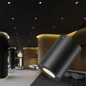 Indoor Anti-Glare LED Spotlight 12W Aluminum Body Waterproof IP65 Surface Mounted Downlight for Building Office Hotel