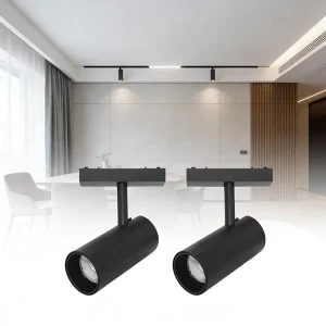 Indoor Commercial Aluminum Rail System 48V Ultra Thin LED Magnetic Track Light