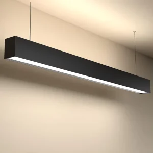 Indoor Commercial Lighting Fixture Aluminum Profile Wall Mounted Up Down Hanging LED Linear Light for Home Hotel Bedroom
