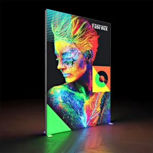 Indoor Custom SEG LED Backlit Light Box Custom Printed Fabric Frame Store Front Advertising Display