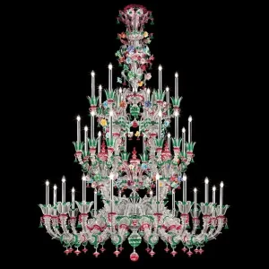 Indoor Customized Decoration Glass Bar Lobby Luxury Project Hotel LED Chandelier Pendant Light