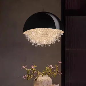 Indoor Decoration Living Room Dining Room Crystal LED Chandelier Modern Pendant Lamp for Living Room Bedroom