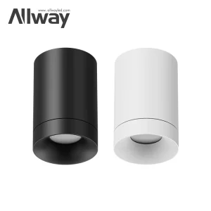 Indoor Home Hotel Black White Aluminum Housing Ceiling Surface Spotlight 2W 4W 6W 8W LED Downlights