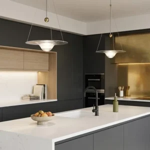 Indoor Home Lamparas LED Hanging Pendant Light Modern Glass Chandelier