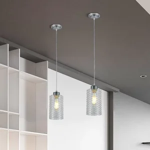 Indoor Home Lighting Modern Design Decorative Nordic E27 Glass Pendant Light Hanging Chandelier