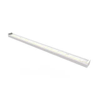 Indoor LED Batten Pendant Lighting Fixture Aluminum Linear Strip Light with Durable PC Lamp Body