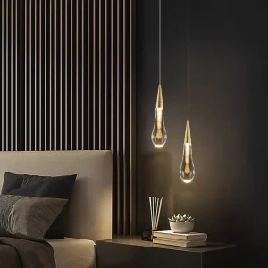 Indoor Lamp Creative Crystal Modern Pendant Bedside Chandelier