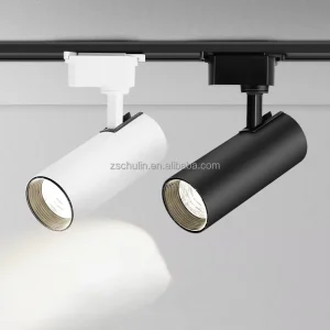 Indoor Light 10W 20W 30W 40W Rotate Adjustable COB Spotlight Commercial Track Lighting System LED Spotlight Track Lights