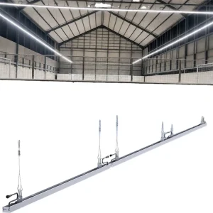 Indoor Linear Badminton Court Anti Glare LED Lighting Pickleball Court Lights IK10 190lm/W Sport Linear Padel Court Light
