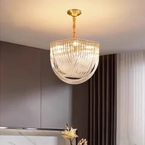 Indoor Living Room Pendant Lamp Hotel Glass Chandelier Lighting