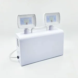 Indoor Metal Housing Non-Maintained LED Emergency Light LED Twin Spot Light With Rechargeable Battery Dual Head Emergency Lamp