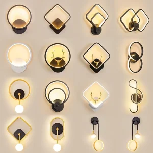 Indoor Modern LED Creative Wall Lamp for Corridor Bedroom Bedside
