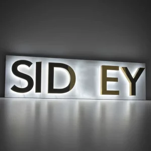 Indoor Outdoor Custom LED Channel Letters Illuminated Logo Open Shop Barber Backlit Sign