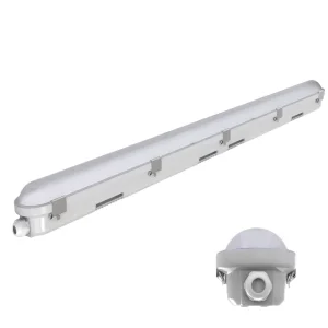 Indoor Outdoor Farm LED Light Fixture Warehouse Batten Vapor Tight Light Anti-Glare IP66 Waterproof Linear Tri-proof