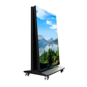 Indoor Outdoor Full Color Digital Poster Screens with High Brightness and Double folding Design for Advertising in Retail Stores
