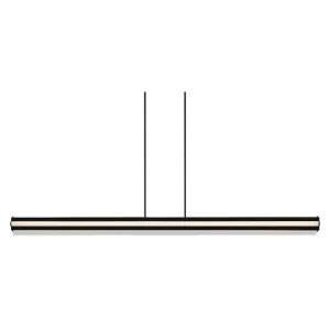 Indoor Simple Industrial Style LED Linear Light Tube Suspended Shape Office Light for Architectural Use