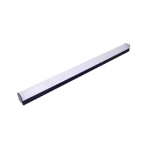 Indoor Track Light 3CCT Selectable LED Tube Light with Black Finish IP65 Ceiling Light String for Indoor Office Lighting