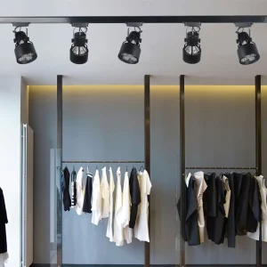 Indoor Track Light LED35W High power Rotating Three color Light Clothing Store Showroom Living Room Highlight Light
