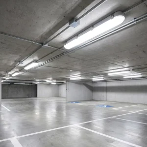 Industrial 4ft LED Vapor Tight Fixture 40W 5660lm IP65 Waterproof Tri-proof Light Garage Warehouse PIR Motion