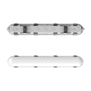 Industrial DALI 2 Dimming LED Tri Proof Light DT6 Linkable Linear LED Batten Light IP65 Vapor Tight Luminaire Warehouse CE CB
