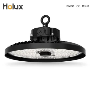 Industrial DALI Dimmable 100W 4000K 185lm/W IP65 IK08 ENEC Factory Warehouse UFO LED High Bay Light