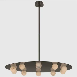 Industrial Decorative Lighting Fixtures Chandelier Fashion Decorative Hanging Brass Chandelier Alabaster Pendant Light