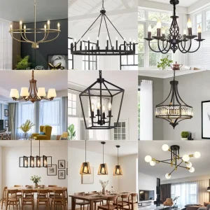 Industrial Globe Black Cage Pendant Light Lampara Colgante Chandelier OEM ODM Project Villa Lobby Dining Room Source Factory