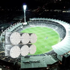Industrial Grade LED Stadium Light 300W 54000lm IP66 Dustproof 10 120 Degree Beam for Port Yard Stadium Sports
