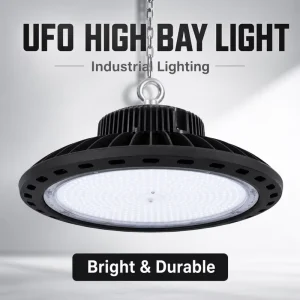 Industrial High Bay Lighting IP65 100W 150W 200W Round Pendant UFO LED High Bay Lights for Workshop Warehouse Fixture