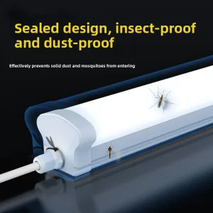 Industrial LED Integrated Tri Proof Light SMD Type Cold Storage Lamp IP65 Waterproof All Plastic Lighting Kit 50,000 Hours