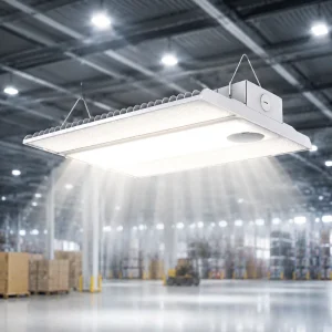 Industrial LED Linear High Bay Light 100W-320W Dimmable Optional Sensor Linear LED Ceiling Light for Factory Warehouse Workshop