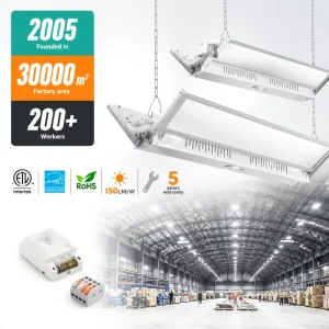 Industrial LED Linear High Bay Light Warehouse Factory Lighting Commercial Projects Energy Saving High Bay