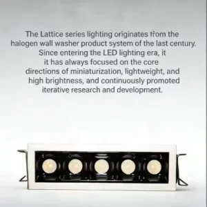 Industrial Lattice Ceiling Light 120W High Lumens Shockproof Garage Workshop Lighting