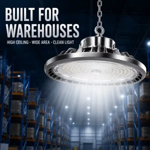 Industrial Light 100-200W 3CCT SMD2835 Chip IP54 Waterproof LED High Bay Lamp for Factory Warehouse Garage Workshop