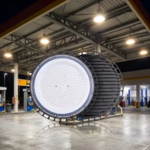 Industrial Lighting IP66 Waterproof 200W UFO High Bay Light for Gas Station