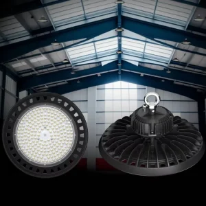Industrial Mining Lamp Factory Warehouse Light IP65 DIP Switch Dimming Color Tuning Ultra Bright AC 100 300V