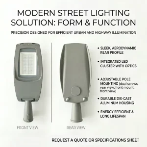 Industrial Street Light IP65 Waterproof SMD DIALux Simulation Support for Municipal Projects OEM ODM 5 Year Warranty