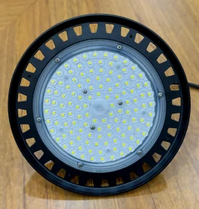 Industrial UFO IP66 ETL Certified High Bay Light 100W 150W 200W Pendant Fixture for Workshop Warehouse Shop Aluminum