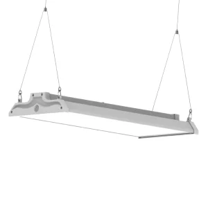 Industrial Warehouse Ceiling Light Fixture 4Ft 120W 200W 300W 5000K Led Linear Highbay Light for Gymnasium